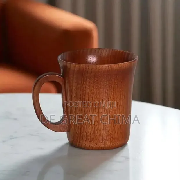 Nature Wooden Mug for Water and Beer - 1