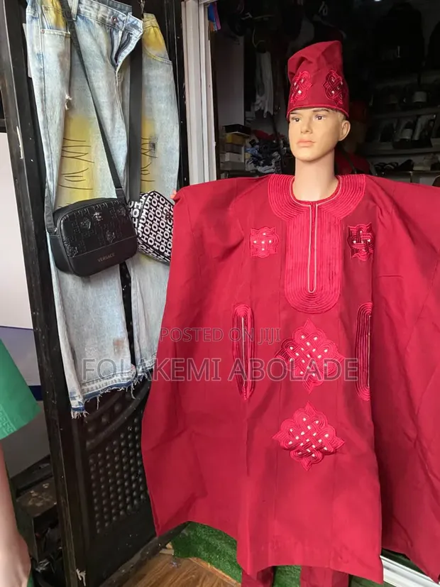 Premium Aso Oke Agbada & Sokoto ga Ango - 1