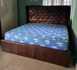 Almost Brand New Orthopedic Mattress with Bedframe - 1