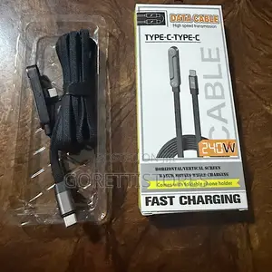 240W Fast Type-C Charger with Phone Stand & Data Cable