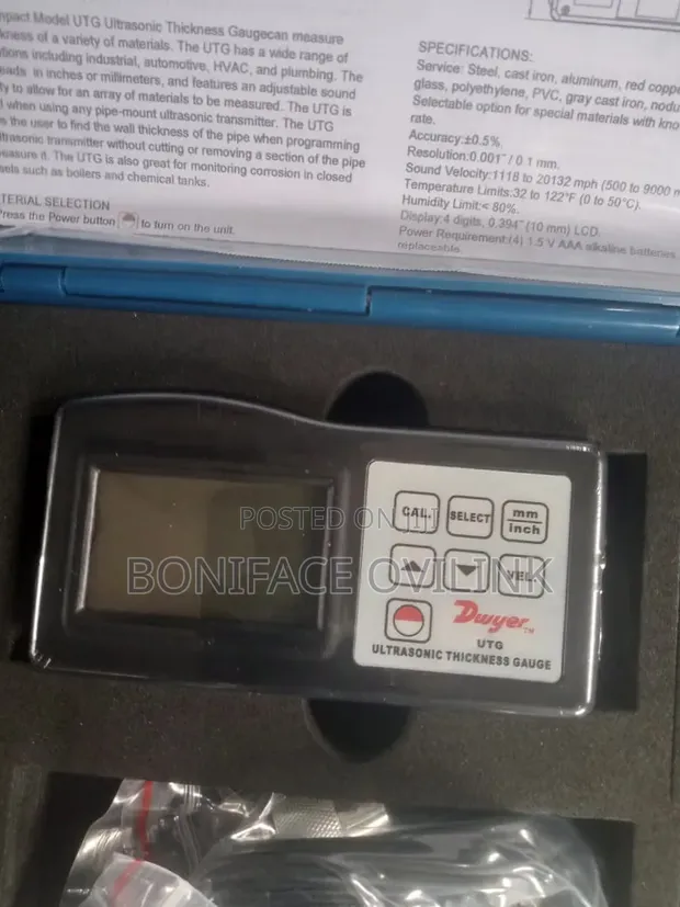 Ultrasonic Thickness Gauge 3-250mm - 1