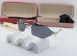 Luxury Rimless Sunglasses with Animal Motif - 2