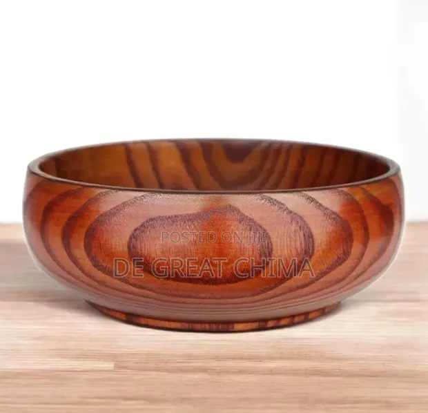 Quality Bamboo Wooden Soup Bowl - 1