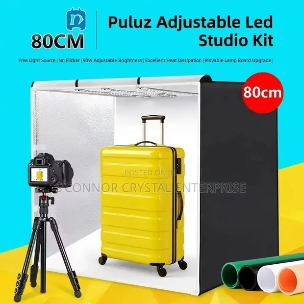 PULUZ 80cm Akwatin Dakin Fitar Da Hoto Mai Hannunka Da Kuma Shirye-shiryen Baya 6 - 1