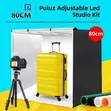 PULUZ 80cm Akwatin Dakin Fitar Da Hoto Mai Hannunka Da Kuma Shirye-shiryen Baya 6 - 1