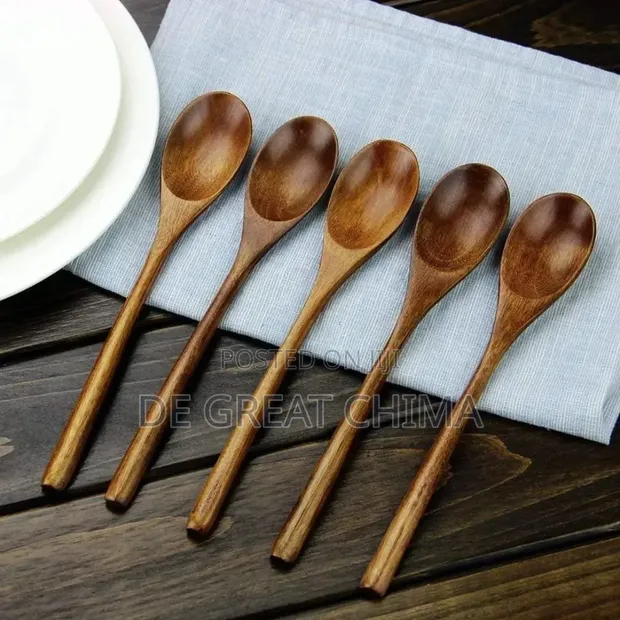 Quality Bamboo Eating Spoons - Dozen - 1