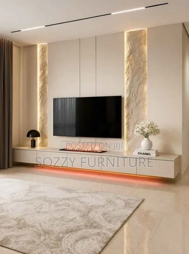 Home Interiors TV Console with LED - 1