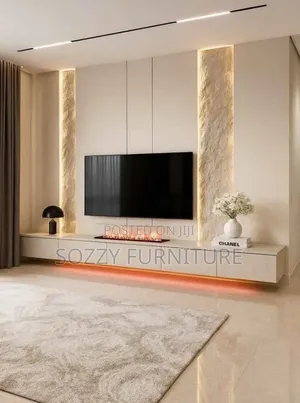 Home Interiors TV Console with LED