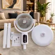 SAIAMU 3-in-1 Fan Mai Juyawa Mai Tsayawa/Na tebur - 2