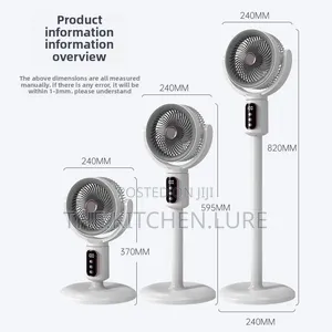 SAIAMU 3-in-1 Air Circulation Standing/Desktop Fan