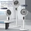 SAIAMU 3-in-1 Fan Mai Juyawa Mai Tsayawa/Na tebur - 5