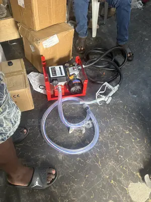 Analog Fuel Transfer Pump with Flow Meter