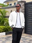 Babban Jaket Ɗin Denim Baƙi (Mata da Maza) - 3