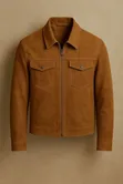 Babban Jaket Ɗin Denim Baƙi (Mata da Maza) - 4