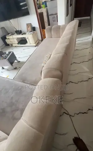 Home Interiors Beige Sofa Set - Used