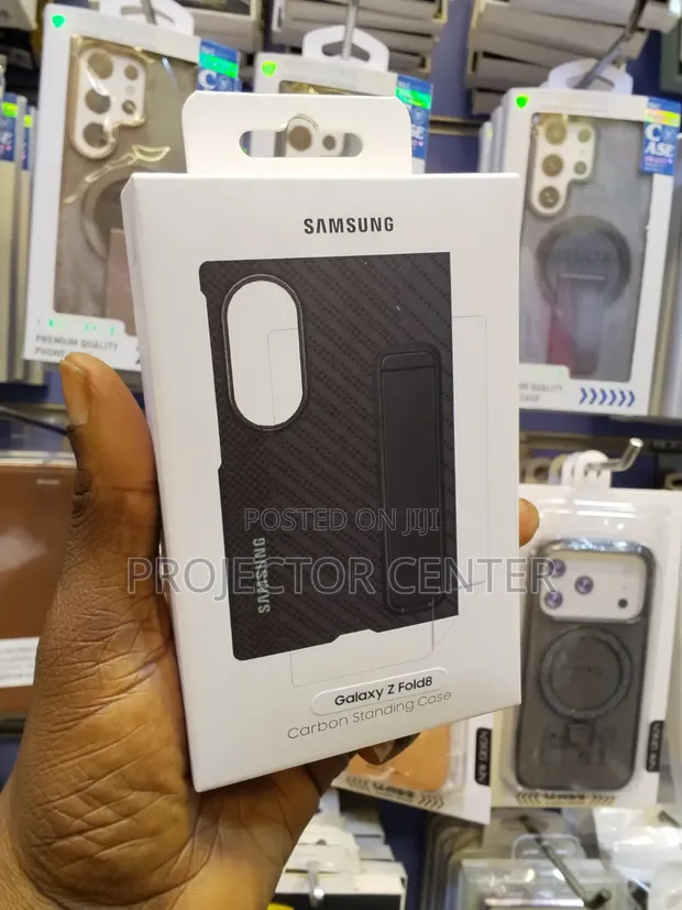Samsung Galaxy Z Fold 8 Ultra Carbon Standing Case - 1