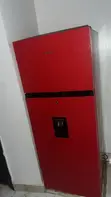 Hisense Red Double-Door Refrigerator with Water Dispenser - 2