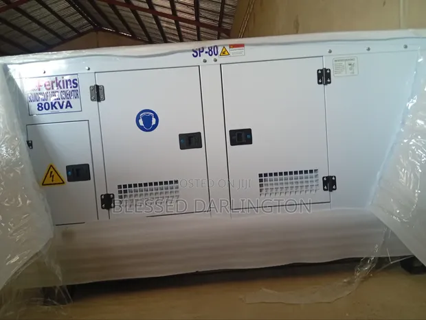 80kVA Perkins Soundproof Diesel Generator - 1