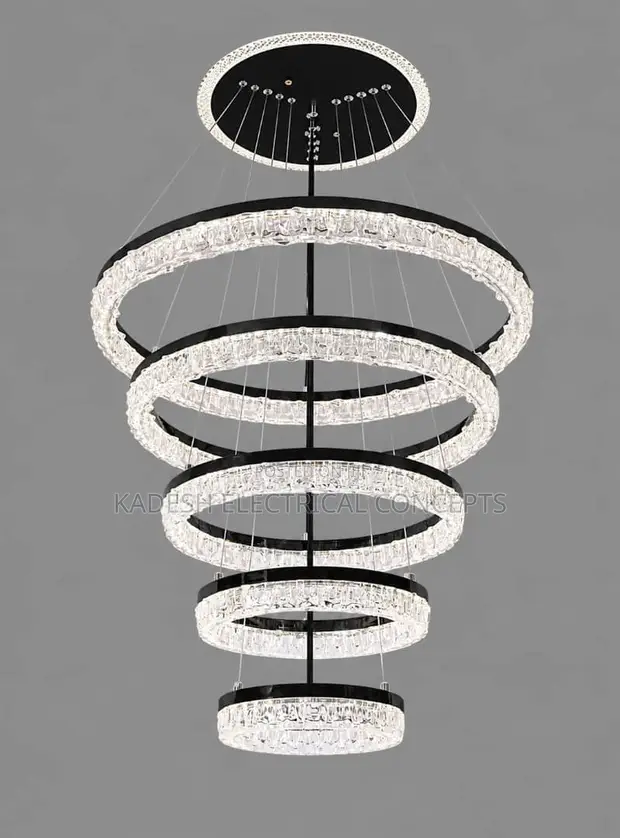Modern Luxury Crystal LED Ceiling Chandelier Pendant Light - 1
