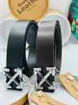 Genuine Leather Belt with Pack - 1