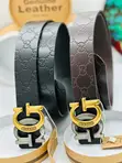 Genuine Leather Belt with Pack - 2