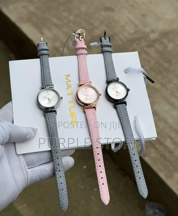 Matturi Ladies Genuine Leather Wristwatch - 1