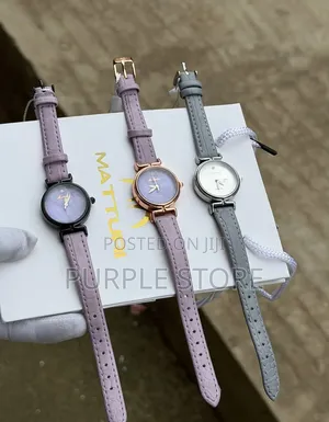 Matturi Ladies Genuine Leather Wristwatch