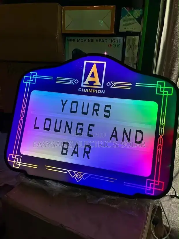 Modern LED Digital Electronic Message Board RGB Color - 1