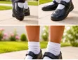 Black School Shoes - Size 28 - 2