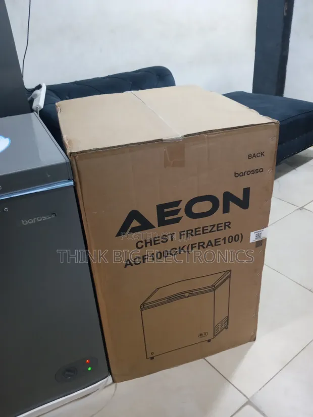 Brand New AEON 100L Chest Freezer with Wheels & Lock - 1