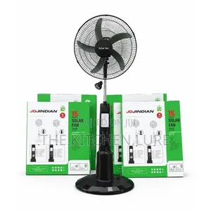 JD Jindian 18-Inch Rechargeable Solar Electric Standing Fan