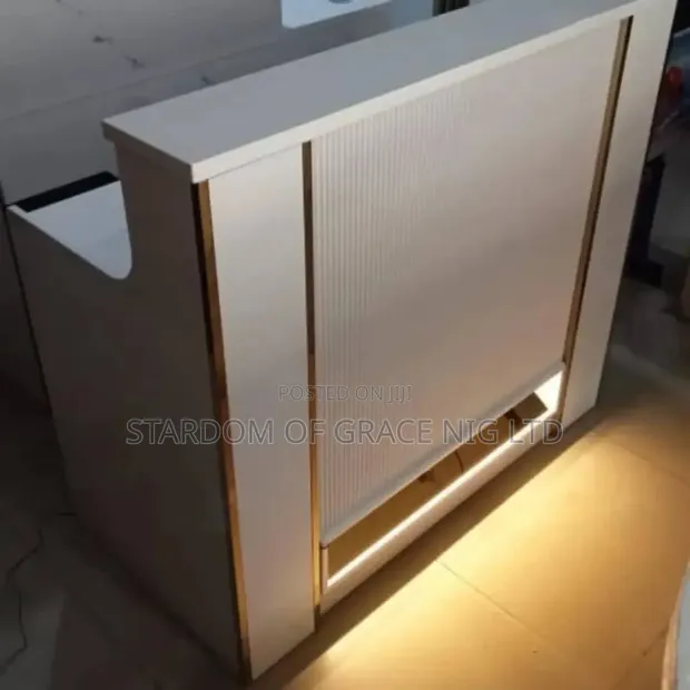 Brand New Imported Welcome Desk - White - 1
