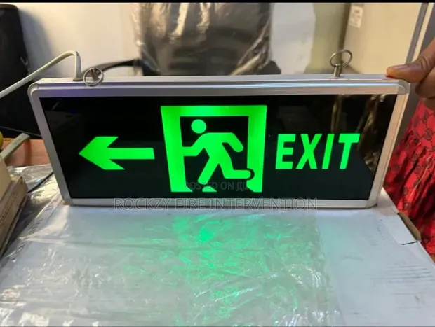 Electric Fire Exit Sign - 1