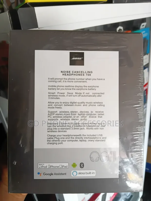 Bose Noise Cancelling Headphones 700 - Baƙi - 1