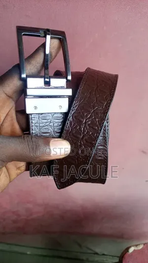 Handmade Unisex Leather Reversible Belt