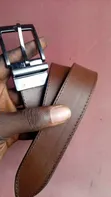 Handmade Unisex Leather Reversible Belt - 2