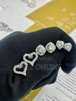 VVS Moissanite Diamond Necklace & Earring Set