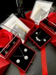 Luxury VVS Moissanite Diamond Necklace & Earring Set - 2