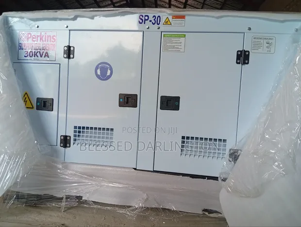 30kVA Perkins Soundproof Diesel Generator - 1