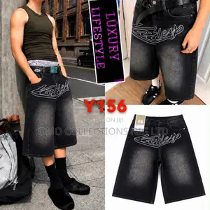 Louis Vuitton JORT Jeans - Black Designer Men's Shorts
