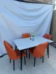Royal 4 Seater Circular Dining Set - Sabon Abu - 2