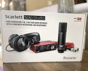 Focusrite Scarlett Solo Studio 3rd Gen Recording Bundle