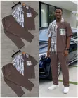 Luxury Men's 2-Piece Set: Premium Short-Sleeve Shirt & Trousers - 2