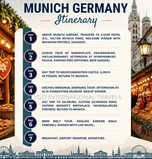 Germany Bavarian Adventure: 7-Day End of Year 2026 Holiday Tour