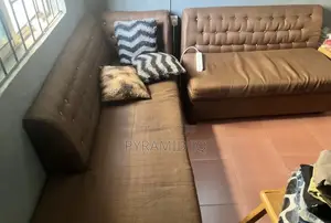 Large L-Shape Couch with 3 Pillows