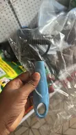 Multi-Blade Pet Deshedding Rake - Blue Handle - 2