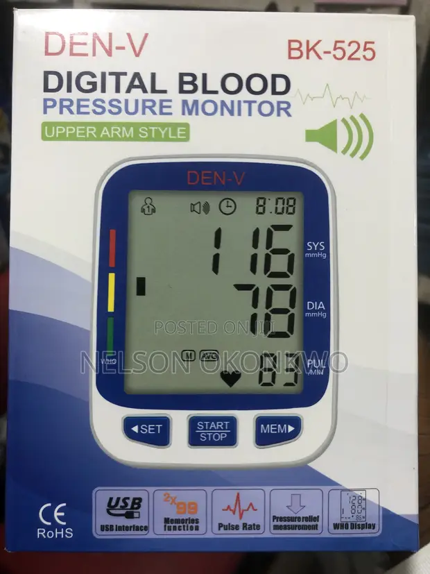 Automatic Blood Pressure Monitor with Voice Control - 1