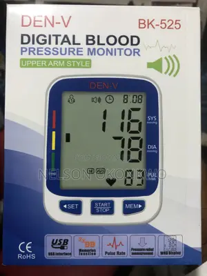 Automatic Blood Pressure Monitor with Voice Control