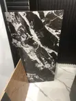 60x120cm Super Polished Black Ceramic Floor Tiles - 2