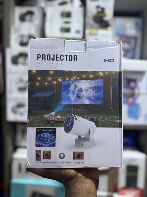 Portable Battery Powered Projector - 1
